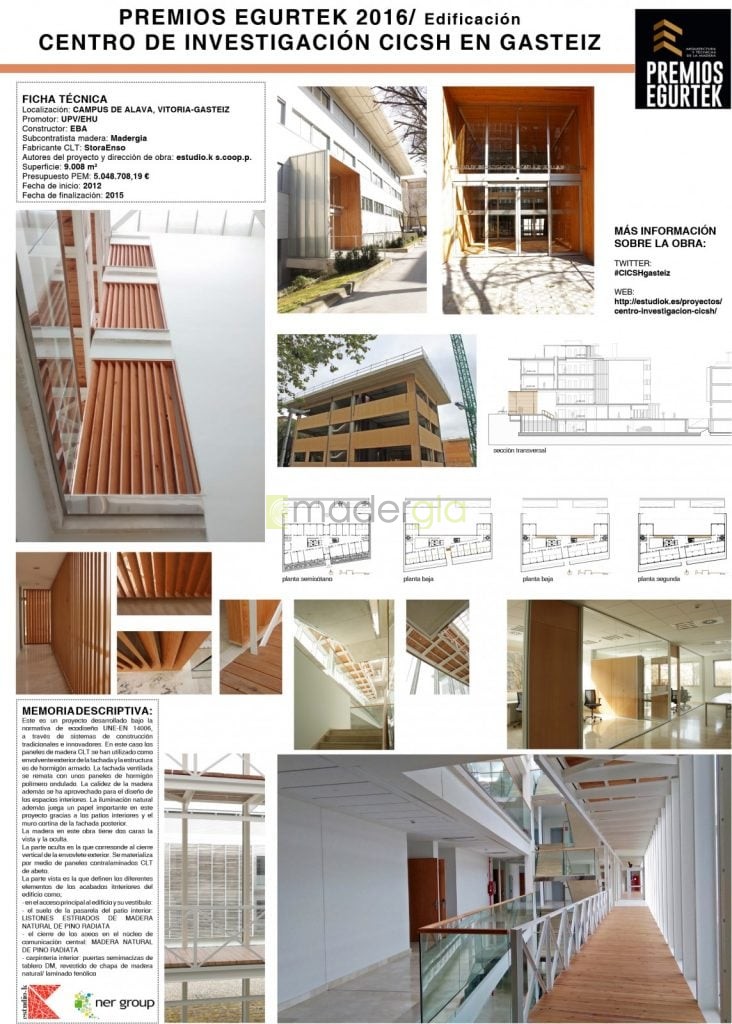 Cntro de Investigación CICSH en Gasteiz. estudio.k s.coop.p